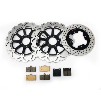 BIKINGBOY Front Rear Full Set Brake Disks Discs Rotors Brake Pads Wave Set for KAWASAKI ZZR 1100 93 94 95 96-01 ZX1100 93-01
BIKINGBOY Front Rear Full Set Brake Disks Discs Rotors Brake Pads Wave Set for KAWASAKI ZZR 1100 93 94 95 96-01 ZX1100 93-01