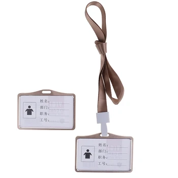 1PC Aluminum Alloy Business Work Card ID Badge Lanyard Holder Hot Vertical Metal ID Business Case Work Name Card Holders
1PC Aluminum Alloy Business Work Card ID Badge Lanyard Holder Hot Vertical Metal ID Business Case Work Name Card Holders