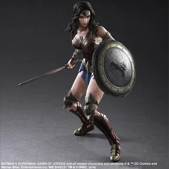 PLAY ARTS 25cm Wonder Woman DC Action Figure Model Toys Anime Movie Superman VS Bat Man Playarts Kai Model
PLAY ARTS 25cm Wonder Woman DC Action Figure Model Toys Anime Movie Superman VS Bat Man Playarts Kai Model