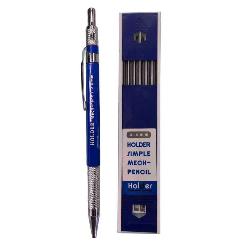 2mm Drawing Automatic Metal Pencil with12pcs 2B Leads School Stationery Practical Drawing Device For Technical Drawing Woodwork
2mm Drawing Automatic Metal Pencil with12pcs 2B Leads School Stationery Practical Drawing Device For Technical Drawing Woodwork