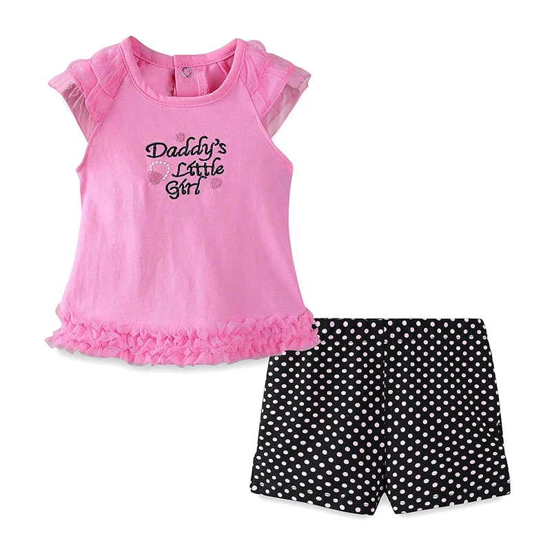 Mudkingdom Baby Girl Vest O-neck Letter Print Lace Tank Ruffles Blouse and Polka Dot Elastic Waist Short Pants Girls Summer Sets
Mudkingdom Baby Girl Vest O-neck Letter Print Lace Tank Ruffles Blouse and Polka Dot Elastic Waist Short Pants Girls Summer Sets