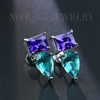 Newranos Natural Crystal Stone Earrings Water Drop Color Green Gem Stud Earrings Trendy Female Jewelry Fashion Jewelry EFX002524
Newranos Natural Crystal Stone Earrings Water Drop Color Green Gem Stud Earrings Trendy Female Jewelry Fashion Jewelry EFX002524