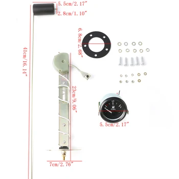52mm Car Truck Parts Gauges Fuel Gauges Meter w/ Fuel Sensor E-1/2-F Pointer 12V Universal Car Fuel Level Gauge Motors Part
52mm Car Truck Parts Gauges Fuel Gauges Meter w/ Fuel Sensor E-1/2-F Pointer 12V Universal Car Fuel Level Gauge Motors Part