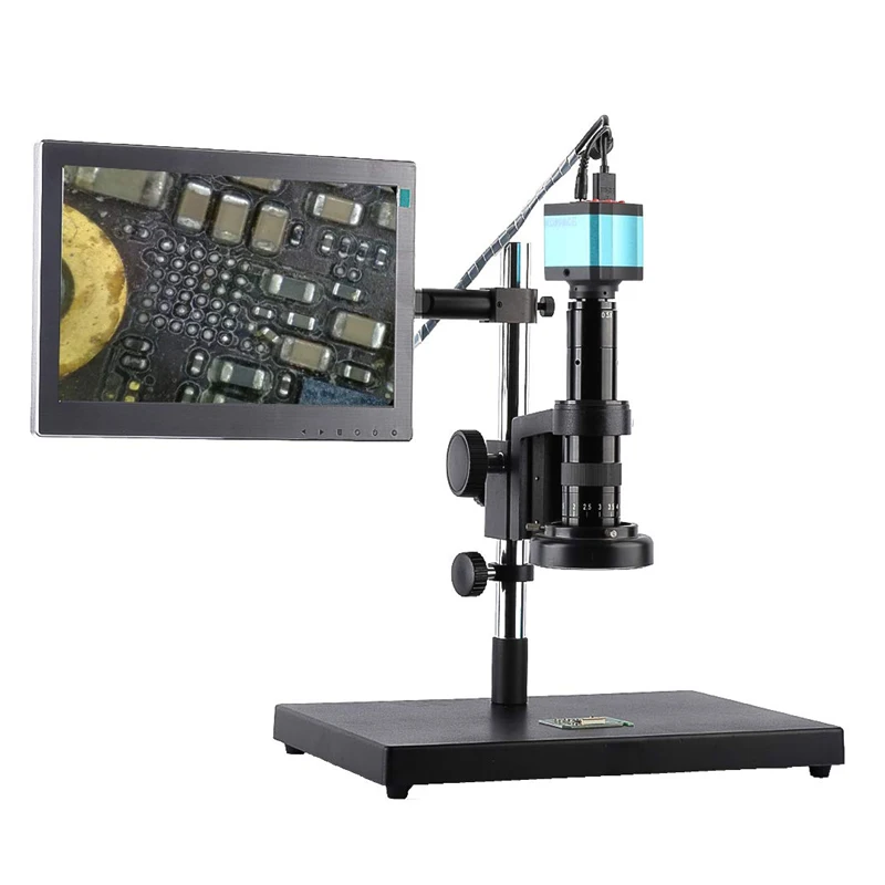 32X-205X 14MP Full HD 1080P Video Camera HDMI/USB Monocular Industry Microscope for Phone PCB Repair 11.6 inch Display Screen
32X-205X 14MP Full HD 1080P Video Camera HDMI/USB Monocular Industry Microscope for Phone PCB Repair 11.6 inch Display Screen