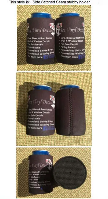 Side sticthed cooler sample