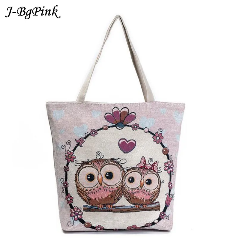 J-Bg Pink Cartoon Owl Printed Shoulder Bag Women Large Capacity Female Shopping Bag Canvas Handbag Summer Beach Bag Ladies
J-Bg Pink Cartoon Owl Printed Shoulder Bag Women Large Capacity Female Shopping Bag Canvas Handbag Summer Beach Bag Ladies