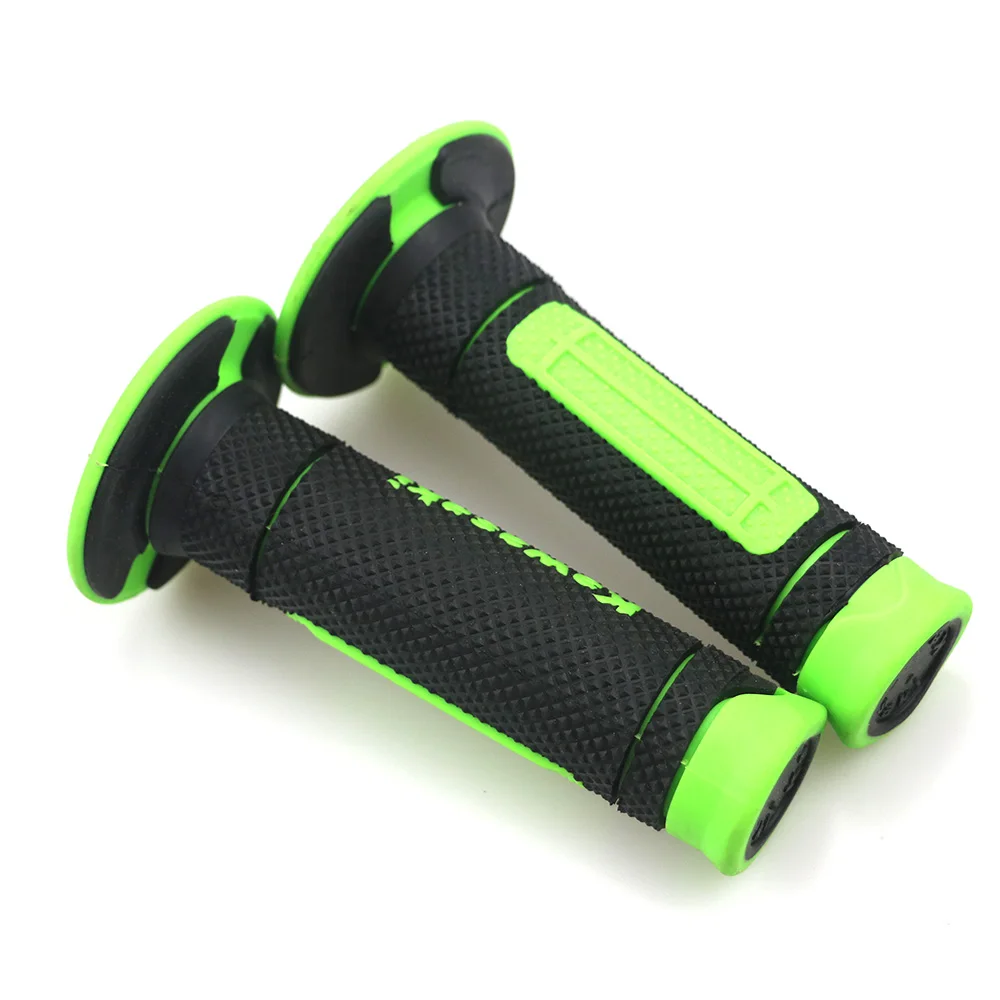 7/8" 22mm Handle Grip Motorcycle Rubber Hand Grips Gel for Kawasaki KLX250 KLR650 KLX140 KLX110 KX65 KX85 KX100 Ninjia 650 400
7/8" 22mm Handle Grip Motorcycle Rubber Hand Grips Gel for Kawasaki KLX250 KLR650 KLX140 KLX110 KX65 KX85 KX100 Ninjia 650 400