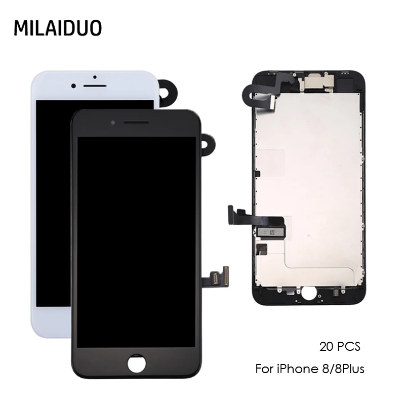20PCS For iPhone 8G 8 Plus LCD Display Touch Screen Full Assembly Replacement Lens With Front Camera + Ear Speaker A+++
20PCS For iPhone 8G 8 Plus LCD Display Touch Screen Full Assembly Replacement Lens With Front Camera + Ear Speaker A+++