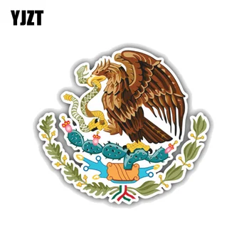 YJZT 13.9CM*12.6CM Personality Mexico Coat Of Arms PVC Motorcycle Car Sticker 11-00397
YJZT 13.9CM*12.6CM Personality Mexico Coat Of Arms PVC Motorcycle Car Sticker 11-00397