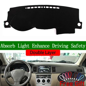 Double Layer Car Stickers For Toyota corolla EX 2004 2005 2006-2011 Dashboard Cover Car Accessories Interior Anti-UV Car Decals
Double Layer Car Stickers For Toyota corolla EX 2004 2005 2006-2011 Dashboard Cover Car Accessories Interior Anti-UV Car Decals