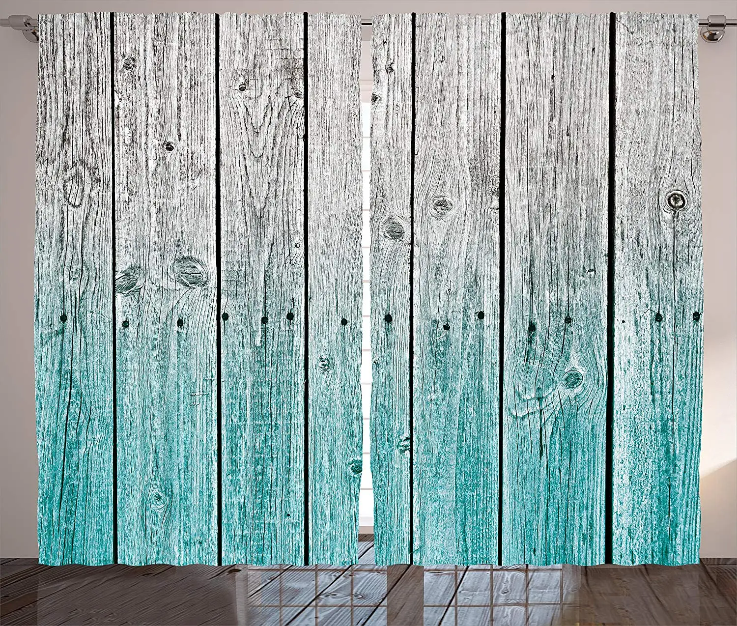 Rustic Curtains Decor Wood Panels Background with Digital Tones Effect Country House Image Living Room Bedroom Window Drapes
Rustic Curtains Decor Wood Panels Background with Digital Tones Effect Country House Image Living Room Bedroom Window Drapes