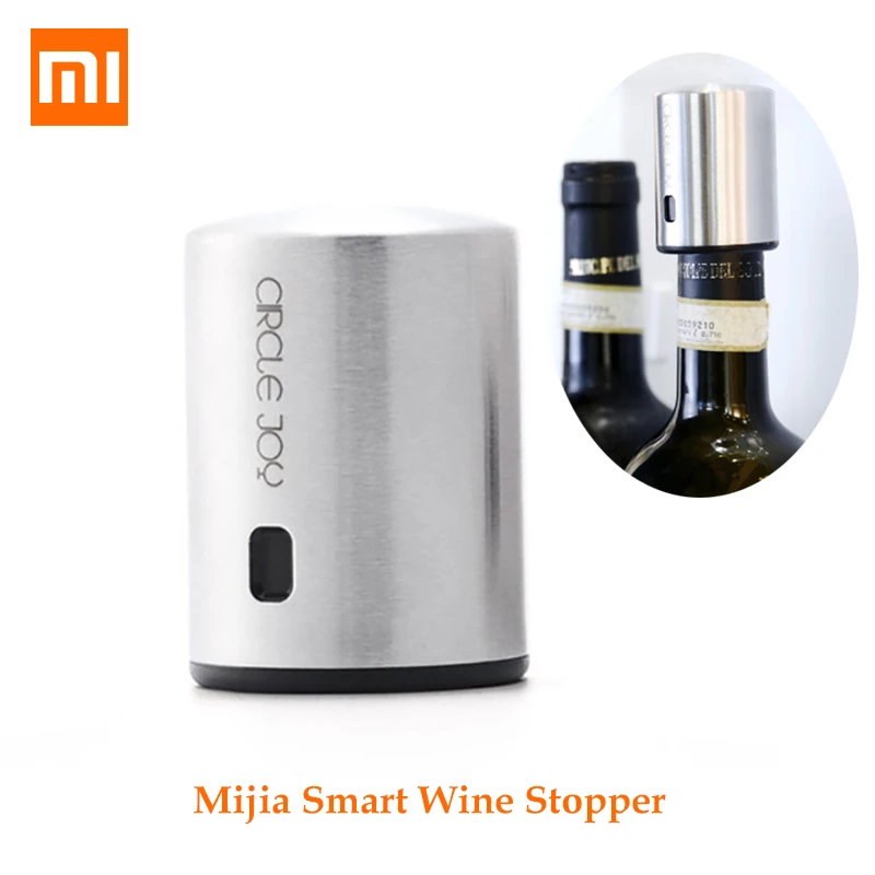 Xiaomi Mijia Smart Wine Stopper Stainless Steel Vacuum Memory Wine Stopper Electric Stopper Wine Corks chain brand-Circle Joy
Xiaomi Mijia Smart Wine Stopper Stainless Steel Vacuum Memory Wine Stopper Electric Stopper Wine Corks chain brand-Circle Joy