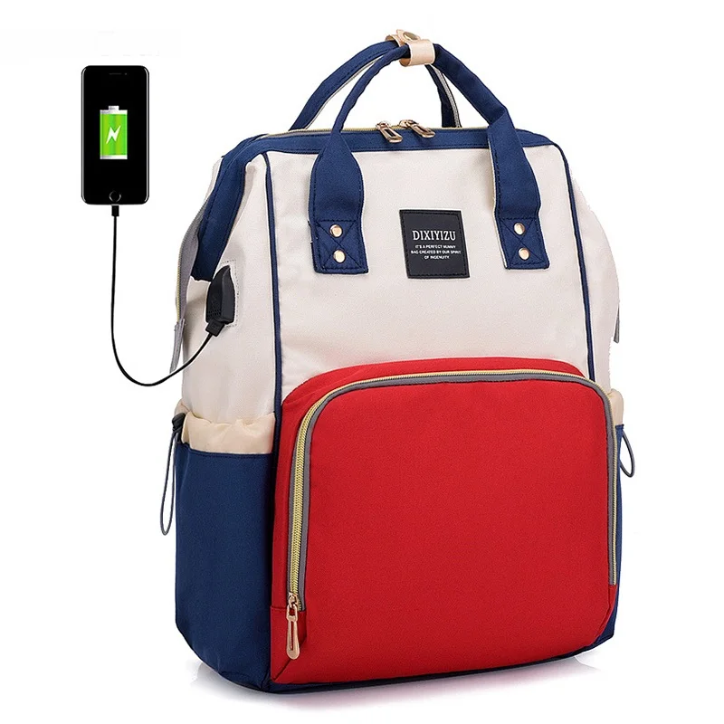 2018 USB Interface Mummy Bag Backpack Large Capacity WaterProof Baby Diaper Bag Maternity Carry Bolsa Luiertas Bag For Baby Care
2018 USB Interface Mummy Bag Backpack Large Capacity WaterProof Baby Diaper Bag Maternity Carry Bolsa Luiertas Bag For Baby Care