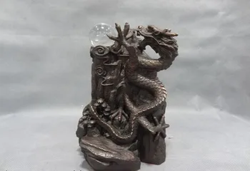 YM 321 8" Chinese Pure Bronze Decorate Put Hill FengShui Myth Fly Dragon Ball Statue 
YM 321 8" Chinese Pure Bronze Decorate Put Hill FengShui Myth Fly Dragon Ball Statue