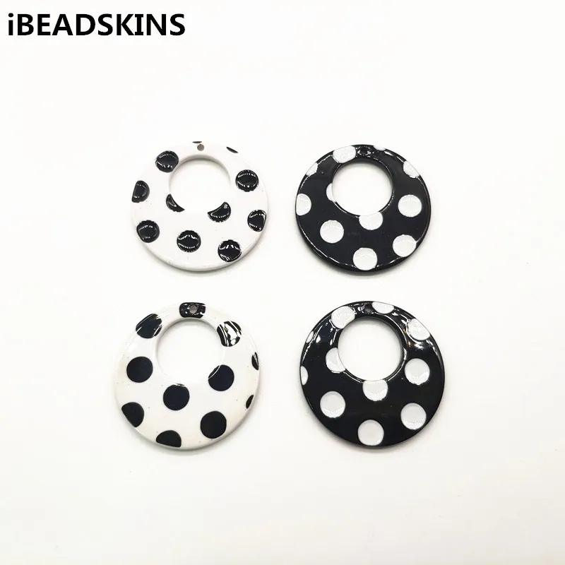 New arrival! 50pcs 32mm acetic acid Polka dot round-charm charm for earrings accessories/Earring parts jewelry handmade making
New arrival! 50pcs 32mm acetic acid Polka dot round-charm charm for earrings accessories/Earring parts jewelry handmade making