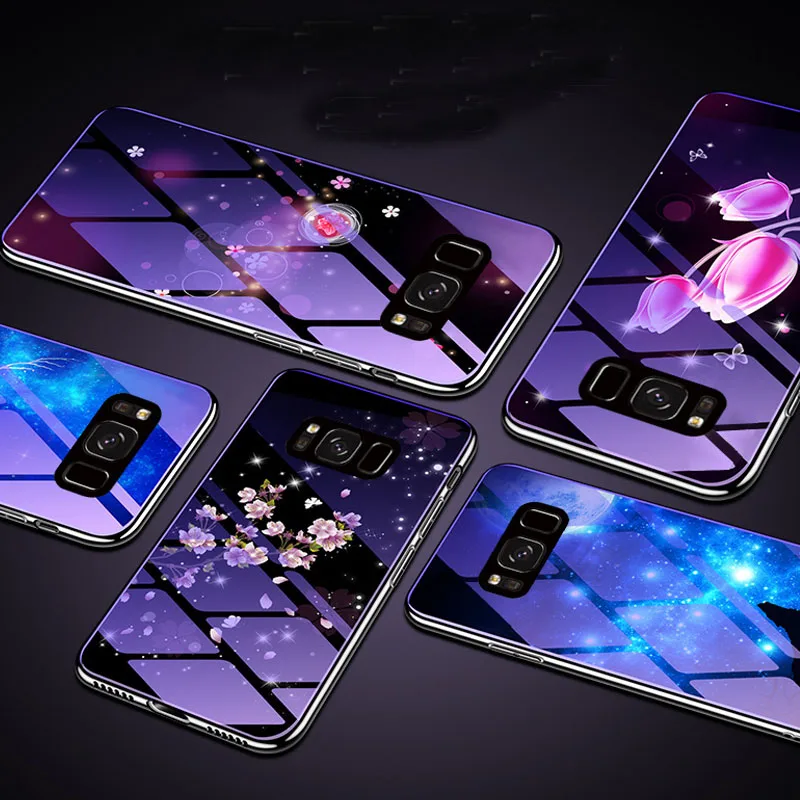 Tempered Glass Case For Samsung Galaxy S8 S9 Luxury Plating Blue Ray Glass Case For Samsung S10 Plus S10 Lite Note 9 Cover Capa
Tempered Glass Case For Samsung Galaxy S8 S9 Luxury Plating Blue Ray Glass Case For Samsung S10 Plus S10 Lite Note 9 Cover Capa