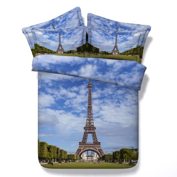 Eiffel Tower bedding set Paris 3D duvet cover sets bedspread bed in a bag sheet linen Queen size King double twin 4PCS
Eiffel Tower bedding set Paris 3D duvet cover sets bedspread bed in a bag sheet linen Queen size King double twin 4PCS
