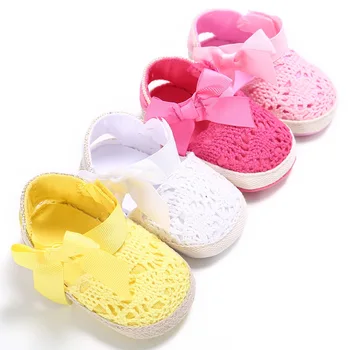 LANSHITINA Baby Girl Newborn First Walkers Shoes Spring Summer And Autumn Lace Big Bow Knitted Crib 0-1 Baby Princess Shoes
LANSHITINA Baby Girl Newborn First Walkers Shoes Spring Summer And Autumn Lace Big Bow Knitted Crib 0-1 Baby Princess Shoes