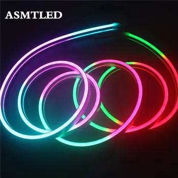 5V WS2812B RGB LED Neon Sign Rope Tape Smart digital Addressable WS2812 IC Multi-color LED Light Strips+Pixel Controller+Power
5V WS2812B RGB LED Neon Sign Rope Tape Smart digital Addressable WS2812 IC Multi-color LED Light Strips+Pixel Controller+Power