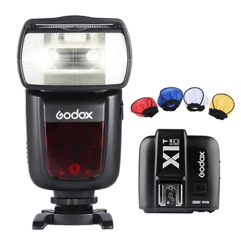 Godox V860II-C E-TTL Speedlite Camera Flash 2.4G Wireless X System with X1T-C TTL Flash Transmitter for Canon EOS DSLR Cameras
Godox V860II-C E-TTL Speedlite Camera Flash 2.4G Wireless X System with X1T-C TTL Flash Transmitter for Canon EOS DSLR Cameras