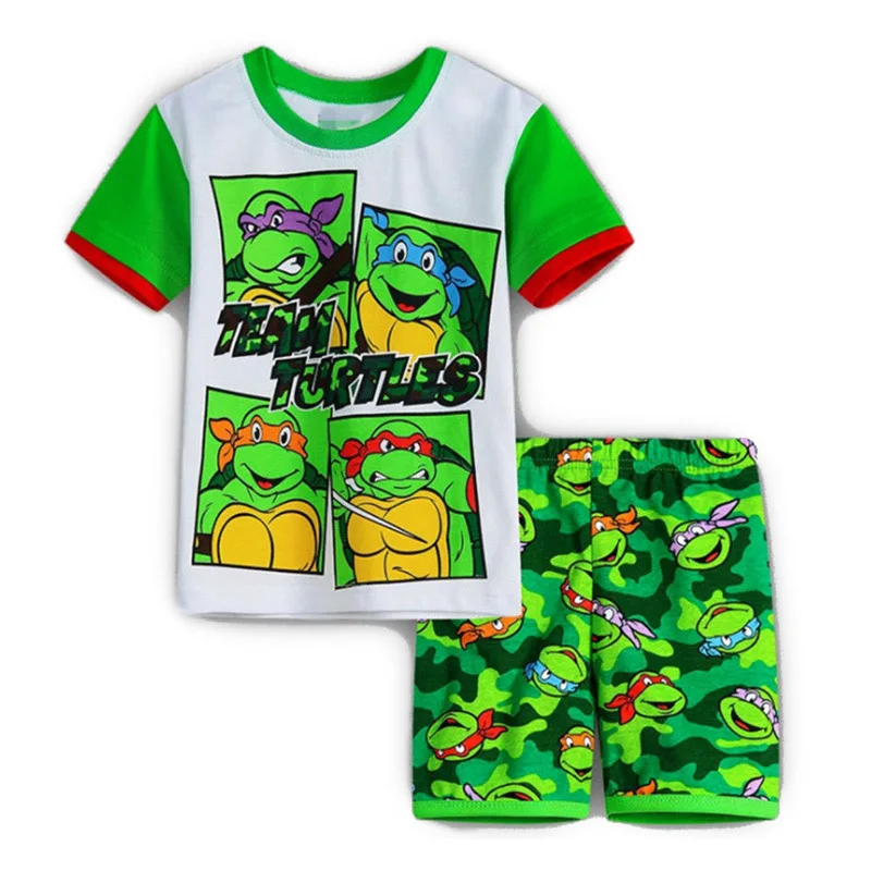 Kids Pajamas Boys Summer Clothing Turtle Ninja Set Baby Casual Short Sleeve Sleepwear Children Cotton Cartoon Tracksuit Boy 5t
Kids Pajamas Boys Summer Clothing Turtle Ninja Set Baby Casual Short Sleeve Sleepwear Children Cotton Cartoon Tracksuit Boy 5t