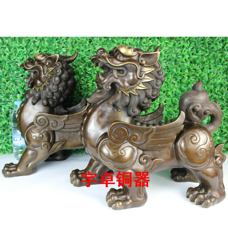 Copper brave ornaments gifts Lucky house from evil spirits auspicious double Pair
Copper brave ornaments gifts Lucky house from evil spirits auspicious double Pair