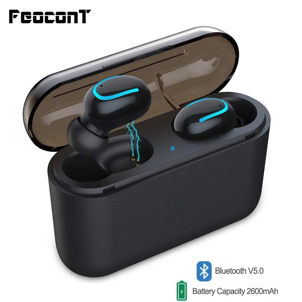 TWS Earphone Noise-Canceling Bluetooth 5.0 Headset HD Hi-Fi Stereo Sound Build-in Mic With 1500mAH/2600mAH Charging Case
TWS Earphone Noise-Canceling Bluetooth 5.0 Headset HD Hi-Fi Stereo Sound Build-in Mic With 1500mAH/2600mAH Charging Case