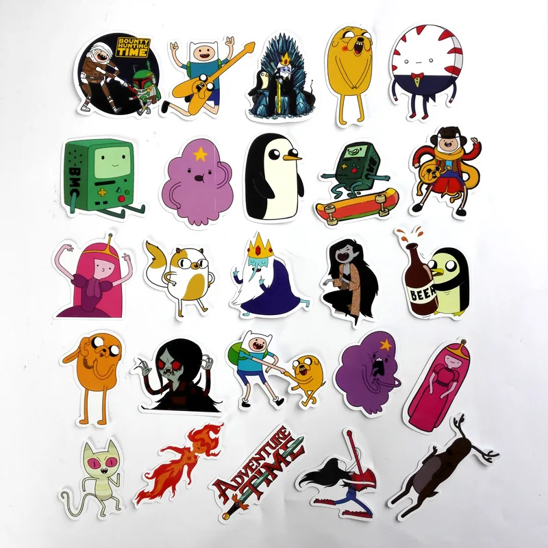 25Pcs/Lot American 2019 Drama Adventure Time Funny Sticker Decal For Car Laptop Bicycle Motorcycle Notebook Waterproof Stickers
25Pcs/Lot American 2019 Drama Adventure Time Funny Sticker Decal For Car Laptop Bicycle Motorcycle Notebook Waterproof Stickers