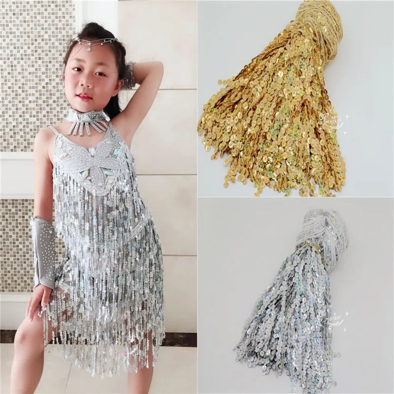 Color Sequins Tassel Fringe Trim Gold Silver AB for Latin Samba Dress sew on 15cm 20cm 30cm 40cm wide you pick
Color Sequins Tassel Fringe Trim Gold Silver AB for Latin Samba Dress sew on 15cm 20cm 30cm 40cm wide you pick
