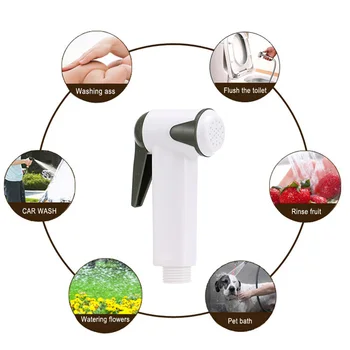 New Handheld Bidet Diaper Spray Toilet Bathroom Shower Rinse Sprayer for Wash Car Pet Cleaning MJJ88
New Handheld Bidet Diaper Spray Toilet Bathroom Shower Rinse Sprayer for Wash Car Pet Cleaning MJJ88