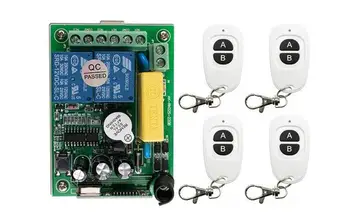 NEW 220V 2CH 10A RF Wireless Switch Relay Receiver Remote Controllers & 4* White AB keys Waterproof Transmitter
NEW 220V 2CH 10A RF Wireless Switch Relay Receiver Remote Controllers & 4* White AB keys Waterproof Transmitter