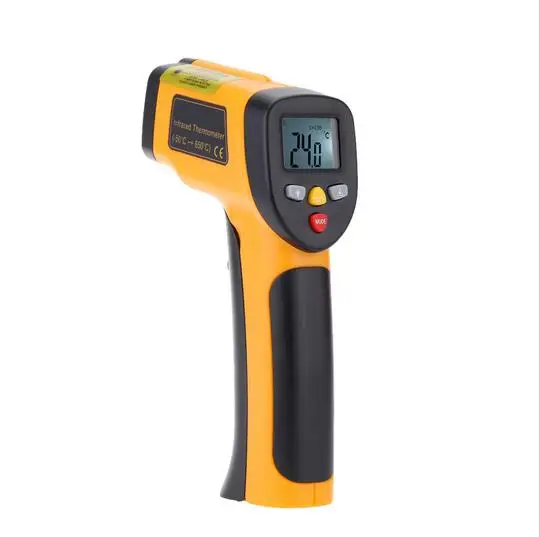 High Precision IR Digital Infrared Thermometer Non-contact Temperature Tester Laser Gun Pyrometer Range -55~650C termometro
High Precision IR Digital Infrared Thermometer Non-contact Temperature Tester Laser Gun Pyrometer Range -55~650C termometro