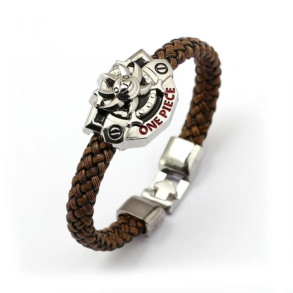 Anime One Piece Bracelet Thousand Sunny Logo Bangle Genuine Leather Women Men Punk Bracelets Bangles Charm Jewelry Pulseiras
Anime One Piece Bracelet Thousand Sunny Logo Bangle Genuine Leather Women Men Punk Bracelets Bangles Charm Jewelry Pulseiras