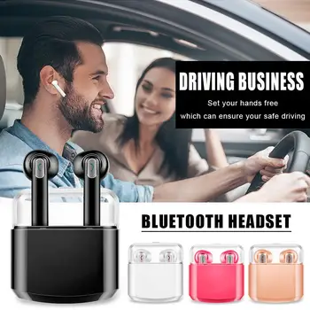 Smart Wireless Bluetooth Earphone 7-Grade Waterproof Invisible Binaural I7 Sports Earphone HD Sound Quality Stereo Music Headset
Smart Wireless Bluetooth Earphone 7-Grade Waterproof Invisible Binaural I7 Sports Earphone HD Sound Quality Stereo Music Headset