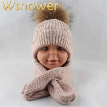 Children Winter Scarf Hat Set Kids Real Raccoon Fur Pompom Knitted Hats and Scarves For Girls Rabbit Fur Winter Hat Scarf Set
Children Winter Scarf Hat Set Kids Real Raccoon Fur Pompom Knitted Hats and Scarves For Girls Rabbit Fur Winter Hat Scarf Set