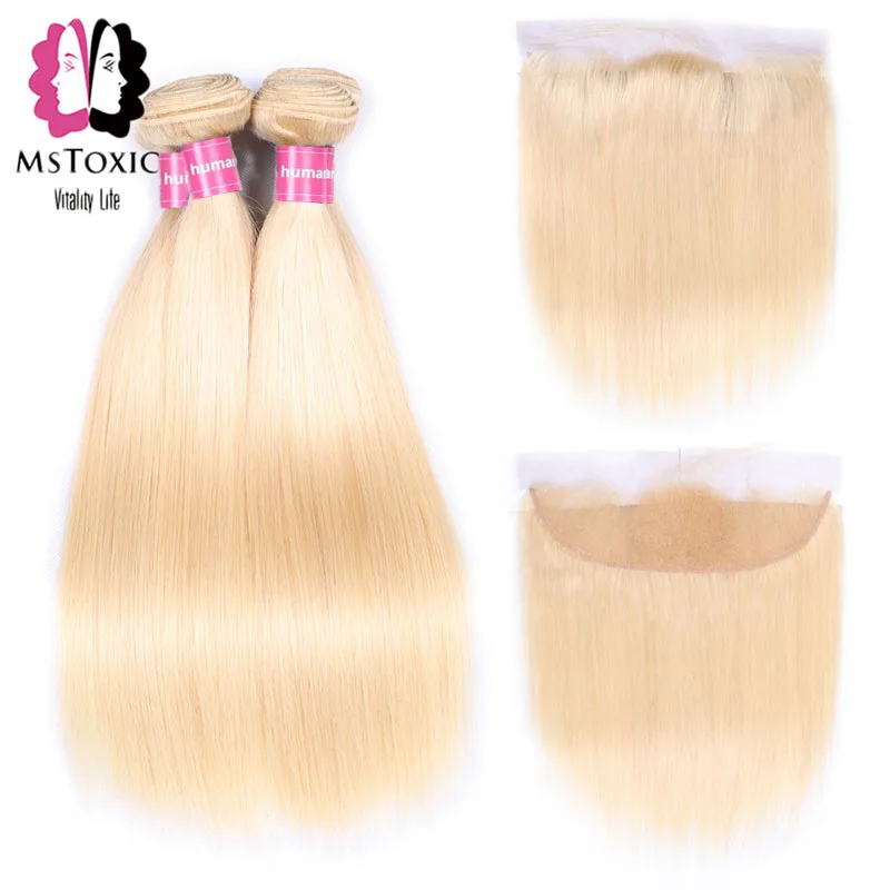 Mstoxic 613 Blonde Brazilian Straight Hair Bundles With Frontal Closure 100% Human Hair Weave Bundles Remy Hair Extensions
Mstoxic 613 Blonde Brazilian Straight Hair Bundles With Frontal Closure 100% Human Hair Weave Bundles Remy Hair Extensions
