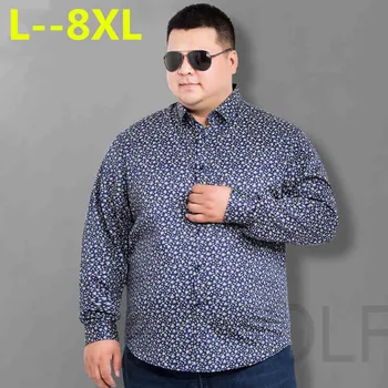 Big size 8XL 6XL 4X Floral Printed Man Casual Shirts Fashion Classic Men Dress Shirt Breathable Men's Long Sleeve Brand Clothing
Big size 8XL 6XL 4X Floral Printed Man Casual Shirts Fashion Classic Men Dress Shirt Breathable Men's Long Sleeve Brand Clothing