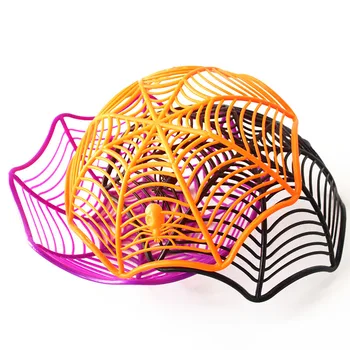 Halloween Black Spider Web Bowl Fruit Plate Candy Biscuit Storage Basket Snacks Basket Halloween Party Supplies home decor
Halloween Black Spider Web Bowl Fruit Plate Candy Biscuit Storage Basket Snacks Basket Halloween Party Supplies home decor