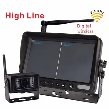 7" Wireless 2.4G Rear View Monitor with Wireless Transmission Backup Camera For Farm Tractors Digital Agriculture (1pcs camera)
7" Wireless 2.4G Rear View Monitor with Wireless Transmission Backup Camera For Farm Tractors Digital Agriculture (1pcs camera)