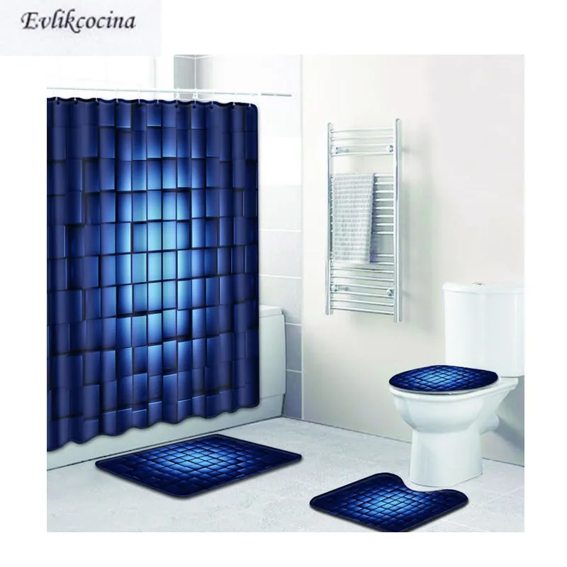 Free Shipping 4pcs Dark Blue Square De Banho Banyo Paspas Bathroom Carpet Bathmat Set Non Slip Tapis Salle De Bain Alfombra Bano
Free Shipping 4pcs Dark Blue Square De Banho Banyo Paspas Bathroom Carpet Bathmat Set Non Slip Tapis Salle De Bain Alfombra Bano