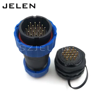 SD28 19 pin Waterproof and dustproof connectors IP68 Industrial Power Wire connector, 19 pin Automotive Connectors
SD28 19 pin Waterproof and dustproof connectors IP68 Industrial Power Wire connector, 19 pin Automotive Connectors