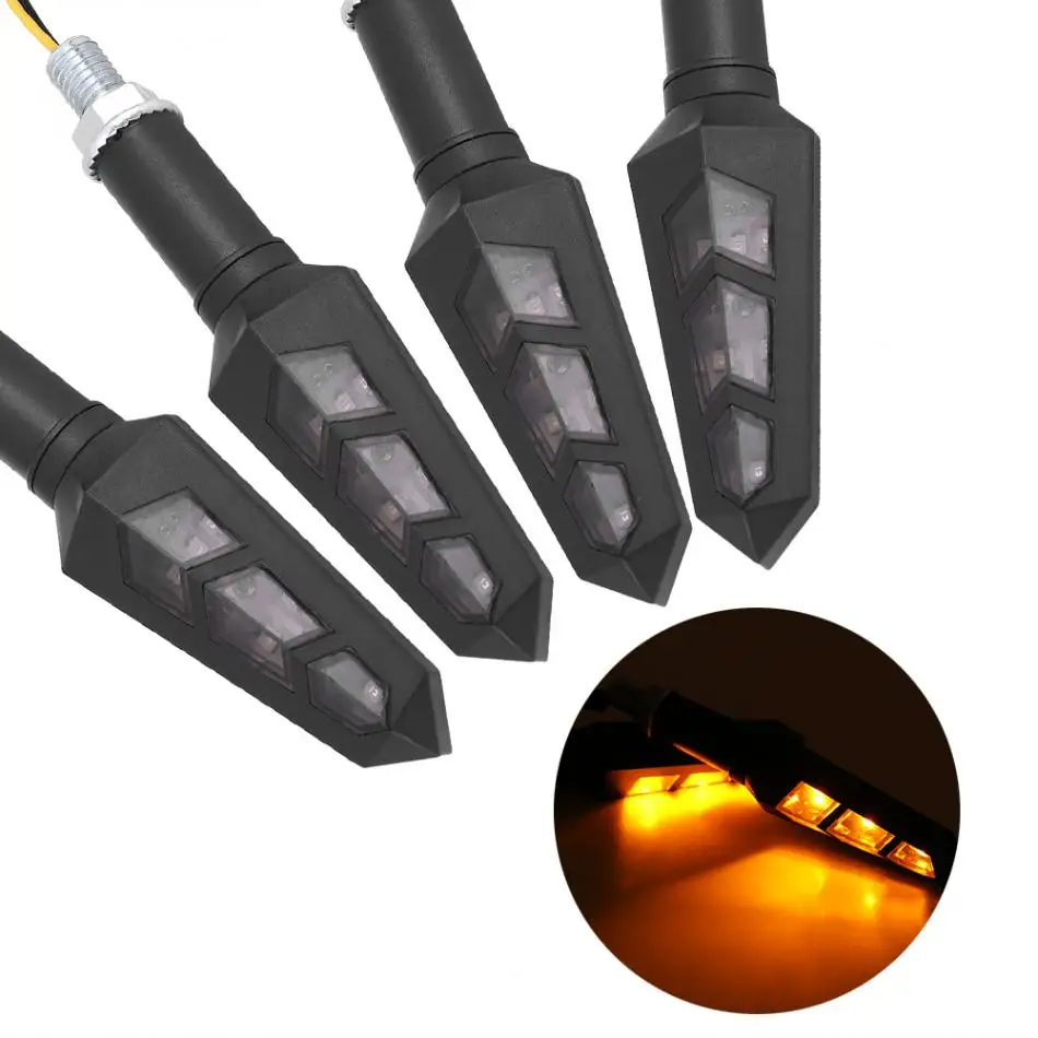 4Pcs 12V LED Motorcycle Turn Signal Indicator Light Lamp for Sawasaki/Honda/Suzuki Motorbike Indicator Lamp Car String New
4Pcs 12V LED Motorcycle Turn Signal Indicator Light Lamp for Sawasaki/Honda/Suzuki Motorbike Indicator Lamp Car String New