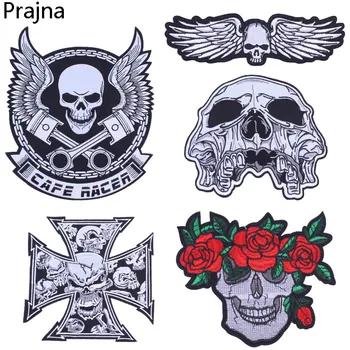 Prajna Big Leather Punk Skull Patch Iron Biker Wings Back Patch Stalker Badge Large Embroidery Patches For Clothes Stripe
Prajna Big Leather Punk Skull Patch Iron Biker Wings Back Patch Stalker Badge Large Embroidery Patches For Clothes Stripe