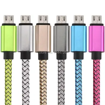 1m 2m 3m Aluminium Alloy Braided Fabric micro V8 5pin usb cable Accessory Bundles for samsung s4 s6 s7 htc lg sony
1m 2m 3m Aluminium Alloy Braided Fabric micro V8 5pin usb cable Accessory Bundles for samsung s4 s6 s7 htc lg sony