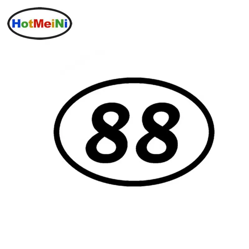 88 Eighty-eight Number Oval JDM Reflective Vinyl Sticker Car Truck Bumper Window Decal Motocross Motorcycle Aufkleber
88 Eighty-eight Number Oval JDM Reflective Vinyl Sticker Car Truck Bumper Window Decal Motocross Motorcycle Aufkleber