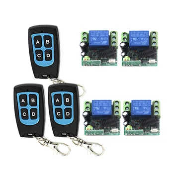 200M Long Range DC12V 1CH Radio Controller RF Wireless Remote Control Switch System,315/433 Mhz, 3 Transmitter + 4 Receiver 4257
200M Long Range DC12V 1CH Radio Controller RF Wireless Remote Control Switch System,315/433 Mhz, 3 Transmitter + 4 Receiver 4257