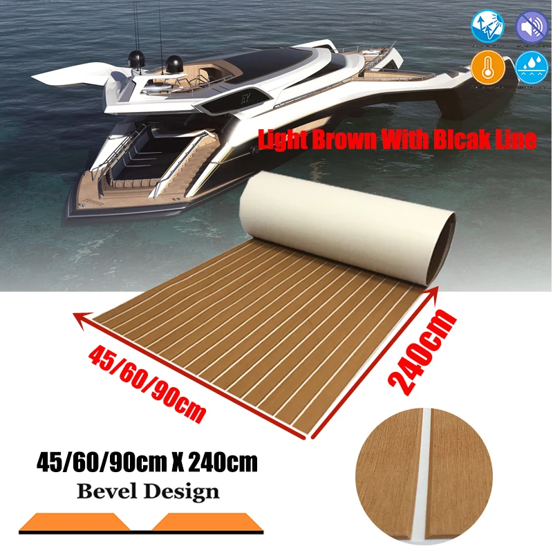3 Size EVA Teak Decking Sheet For Boat Yacht Marine Flooring Carpet Upgraded Light Brown In White Boat Accessories
3 Size EVA Teak Decking Sheet For Boat Yacht Marine Flooring Carpet Upgraded Light Brown In White Boat Accessories