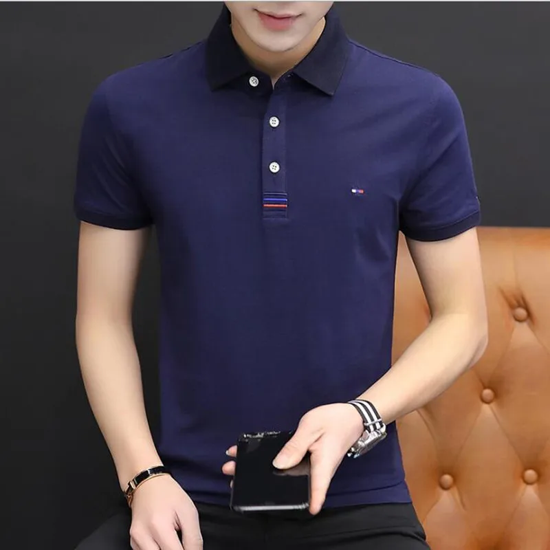 Brand Clothing Men Polo Shirt Men Business Casual Solid Male Polo Shirt Short Sleeve High Quality Pure Cotton polos para hombre
Brand Clothing Men Polo Shirt Men Business Casual Solid Male Polo Shirt Short Sleeve High Quality Pure Cotton polos para hombre