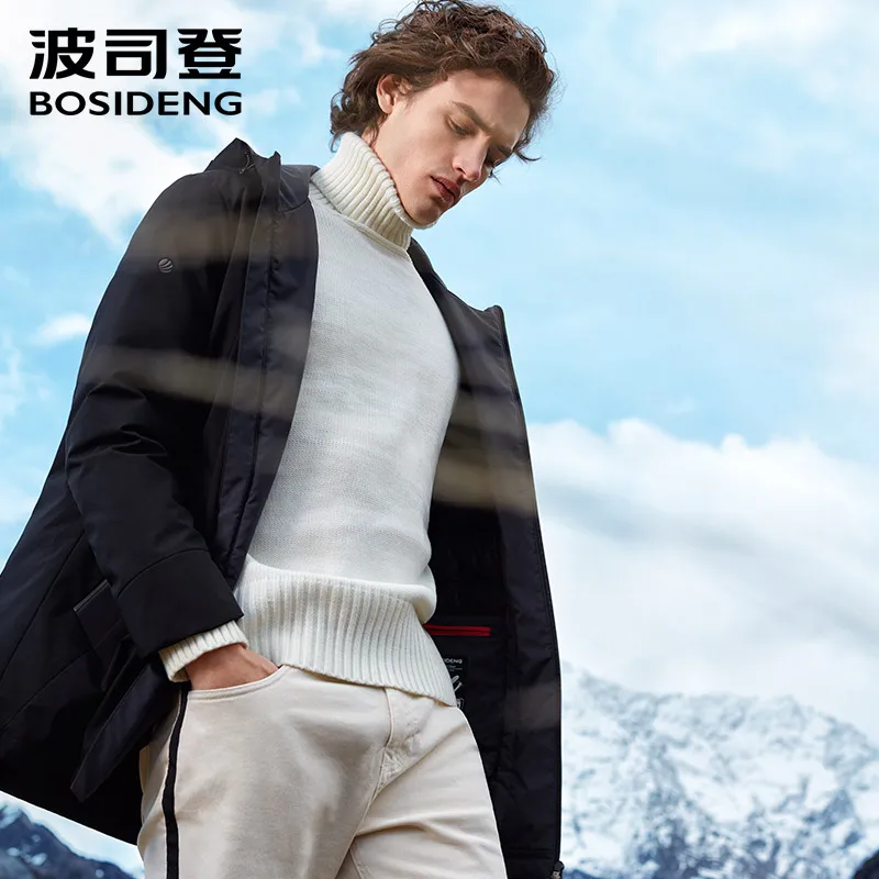 BOSIDENG men's down jacket new hooded windbreaker detachable liner long waterproof down coat B80131127
BOSIDENG men's down jacket new hooded windbreaker detachable liner long waterproof down coat B80131127