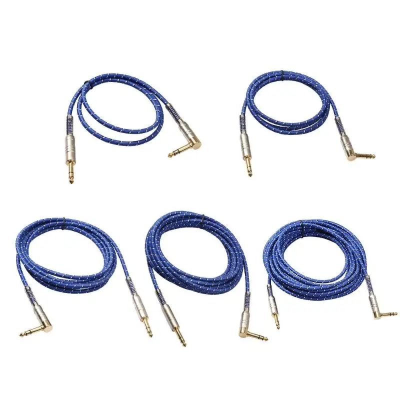 1m/1.8m/3m/5m/10m 90 Degree L Shape Head 6.35mm Stereo Male to Male Audio Cable for Electric Guitar Mixer
1m/1.8m/3m/5m/10m 90 Degree L Shape Head 6.35mm Stereo Male to Male Audio Cable for Electric Guitar Mixer